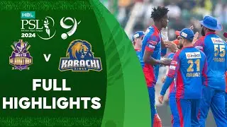 Full Highlights | Quetta Gladiators vs Karachi Kings | Match 22 | HBL PSL 9 | M1Z2U