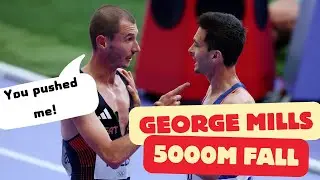 George Mills 5000m Heat - Olympics 2024 - 