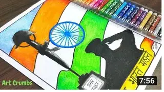 Republic Day drawing lRepublic day poster l26 January drawing lRepublic day drawing with oil pastels