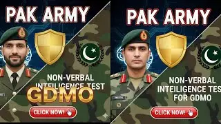 Pak Army GDMO Intelligence Test 2026 | ⚔️&diams;️ Non-Verbal & Verbal Preparation  #GDMO #pakarmy 