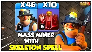 Th12 to Th13 Mass Miners Attack Strategy | Best Th12 vs Th13 (3 star Attack) Clash of Clans