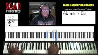 Playing Gospel Piano Chords - Viewer Request - Just As Soon