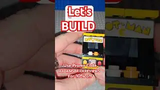 Build Better Bricks #arcadegames sets use real #lego Bricks. Let's BUILD #shorts #nostalgia #arcade