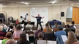 Hark Up Christmas Choir rehearsal Monday Oct. 14, 2024