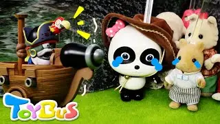 Baby bus Panda Rescue team helping Others 3D 2023