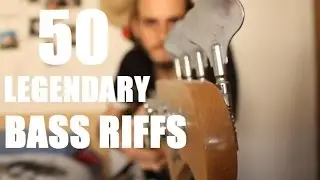 50 LEGENDARY BASS RIFFS!! | Tommy Falleri