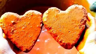 😌RED&hearts;️ SAND🌊CRUMBLING DIPPING +🌬️ TEXTURE POURING 🫗+PASTE MIXING 😇