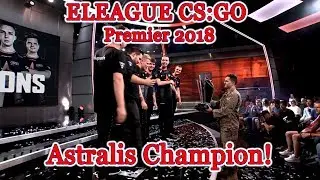 Astralis 🏆 ELEAGUE Premier 2018 champions! Grand Final vs Team Liquid 2:0 Winning moment #CyberWins