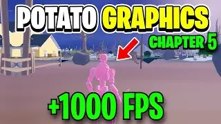 COMO TENER POTATO GRAPHICS CON SUELO *NORMAL* + 1000 FPS Fortnite Season 1 Chapter 5!✔️
