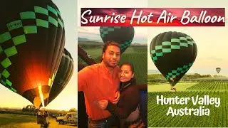 Hot Air Balloon Flight | Hunter Valley Australia | Beyond Ballooning | Sunrise Hot Air Balloon Vlog