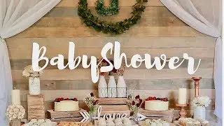 BABY SHOWER SET UP + GUEST PHOTOS 💕