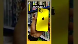 iphone 11 full golden wraping with machine 🔥🔥#mkmobileskins #iphone11 #goldenwrap