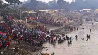 Media 24 Darbhanga - आस्था या चमत्कार - जीवछ घाट पर स्नान करने पर पूरी होती है संतान की मन्नत
