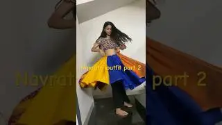 Navratri outfit from scratch #youtube #shorts #navratri #outfit #trending #newsong #creative #diy