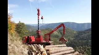 Tower Yarder / Cable Line System / Skyline for logging