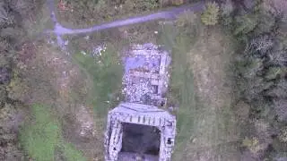 Merlin Park Castle aerial view