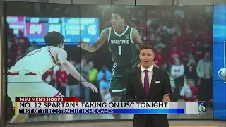 Live Shot: Michigan State looking to get back in the win column against USC