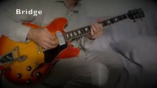 1969 Gibson ES-330 w/ Out-of-Phase P90 Pickups.