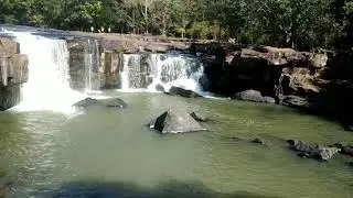 Thailand Tat Ton Waterfall ||Chaiyabhum Province Northeast Thailand.
