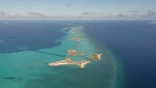South Male Atoll New Islands, Qatar Airways Flight Doha to Mal&eacute;, Maldives, May 2025 #maldivestravel