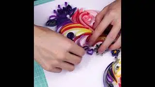 Flower Butterfly Paper Quilling Paper Filigree Painting Paper Crafts DIY | Uniquilling