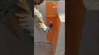 Rustic texture coating #asianpaint #wallpainting #walldecor #shortvideo #interiordesign #homedecor