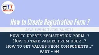 How to Create Registration Form Part-4  | Java Swing Tutorial #022