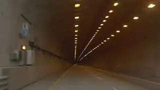 Driving through I49's Mountain Tunnel