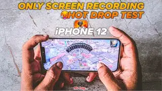 iphone 12 Screen Recording Hot Drop Test BGMI &bull; 60fps-No Lag &bull; iphone 12 gaming test 2025