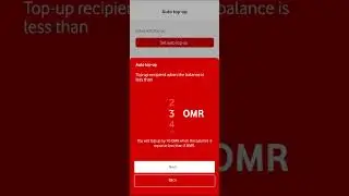 How to to set Auto Top up