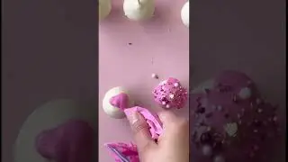 Cake balls short tutorial no cake pop stick needed, detailed video up on my channel 💕✨