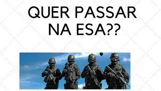 5 dicas passar esa2019!!!
