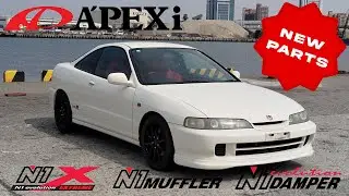 JDM AF @apexiusa N1 Coilovers & 2 Exhaust Setups for the DC2 Integra Type-R Build!