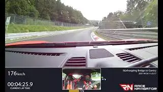 Nürburgring BTG - PORSCHE GT3 RS, 07:07.725 with traffic
