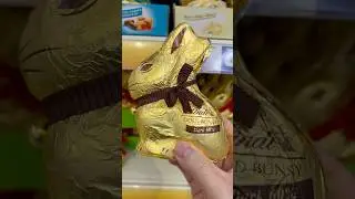 Lindt Gold Bunny Dark 60% #milkChocolate #goldbunn #short