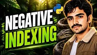 Negative Indexing in Python Tuple | Python for Beginners | python full course | python