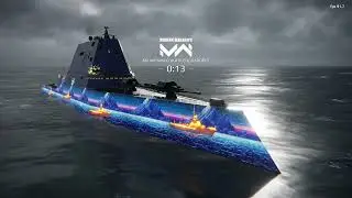 MODERN WARSHIPS rank mode , sniping with zumwalt