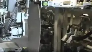 Plastic particles packaging machine