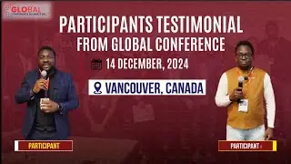 Participants Testimonial: Global Conference in Canada with Invitation Letter  December 14, 2024