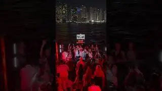 DXB Boat Party 😍 #dubai #cruise #beach #party #partymusic #abbasinoman714 #unitedarabemirates #uae