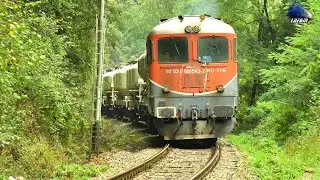 LDE2100 60-1593-2 & Marfar TFG Freight Train in Defileul Crișului Repede Canyon - 09 October 2020