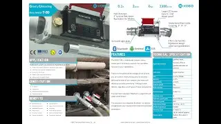 How to Switch bluetooth ON OFF gravity unloading flow meter KOEO T-80