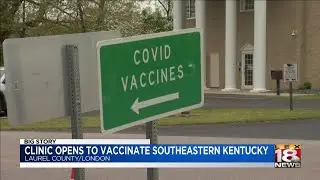 Regional vaccine clinic opens in London