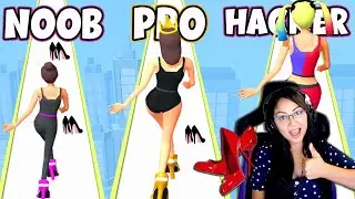 NOOB vs PRO vs HACKER en High Heels | SIMULADOR DE USAR TACONES | Kori