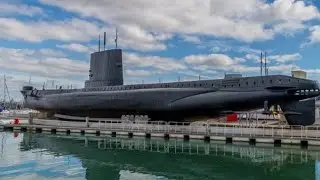 ROYAL NAVY SUBMARINE TOUR. GOSPORT in UK