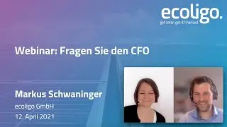 Fragen Sie den CFO: ecoligos Finanzvorstand beantwortet Ihre Fragen
