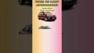 TOYOTA's 3 Most Affordable Cars 2026 | CM