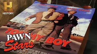 EXTRA RARE SIGNATURE on “Tommy Boy” Poster (Season 20) | Pawn Stars