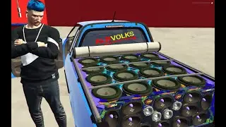 GTA V: VIDA REAL | COLOQUEI UM SOM DA ALBVOLKS NA SAVEIRO #ep23