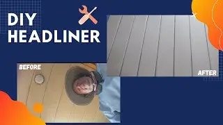 DIY Vinyl Boat Headliner | Sailboat refit | Perri Going Gone
